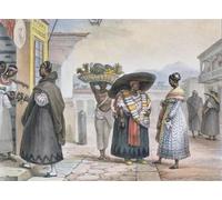 IPLUPJDY Lienzo Poster Clásicas Poster Cuadro Sobre Lienzo Negras libres que se ganan la vida con su trabajo por Jean Baptiste Debret para Decoración de Paredes 60x90cm