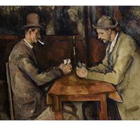 IPLUPJDY Lienzo Poster Clásicas Poster Lienzo Arte Cuadro Los jugadores de cartas de Paul Cézanne para Decoración de Paredes 60x90cm