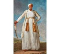 IPLUPJDY Modernos Cuadro Retrato de Muhammad Dervish Khan Embajador ante el Tribunal de Apelación de Francia por Louise Elizabeth Vigée Le Brun para Decoraciones del Hogar 60x90cm