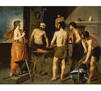 IPLUPJDY Pared Arte Cuadro Cuadro en Lienzo Abstracto Cuadro la fragua de vulcano de diego velazquez para la Decoración del Hogar del Dormitorio 60x90cm