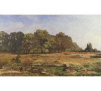 IPLUPJDY Pintura Mural Cuadro en Lienzo Lienzo Para Pared Avenida de castaños en La Celle Saint Cloud de Alfred Sisle para la Decoración del Hogar del Dormitorio 60x90cm