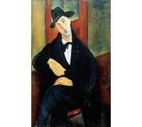 IPLUPJDY Pintura Mural Cuadro en Lienzo Lienzo Para Pared Clases de escritura de lecciones de Amedeo Modigliani para la Decoración del Hogar del Dormitorio 60x90cm