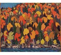 IPLUPJDY Pintura Mural Cuadro en Lienzo Lienzo Para Pared Follaje de otoño de Tom Thomson para la Decoración del Hogar del Dormitorio 60x90cm