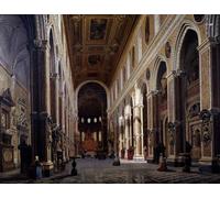 IPLUPJDY Pintura Mural Cuadro en Lienzo Lienzo Para Pared Interior de la Catedral de Nápoles por Giuseppe Castiglione para la Decoración del Hogar del Dormitorio 60x90cm