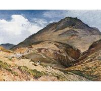 IPLUPJDY Pintura Mural Cuadro en Lienzo Lienzo Para Pared la Acrópolis de Micenas desde el suroeste con el monte Elías por John Fulleylove para la Decoración del Hogar del Dormitorio 60x90cm