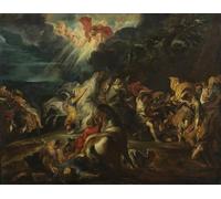 IPLUPJDY Pintura Mural Cuadro en Lienzo Lienzo Para Pared La conversión de San Pablo de Peter Paul Rubens para la Decoración del Hogar del Dormitorio 60x90cm