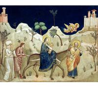 IPLUPJDY Pintura Mural Cuadro en Lienzo Lienzo Para Pared la Huida a Egipto de Giotto Di Bondone para la Decoración del Hogar del Dormitorio 60x90cm