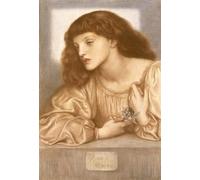 IPLUPJDY Pintura Mural Cuadro en Lienzo Lienzo Para Pared Mayo Morris de Dante Gabriel Charles Rossetti para la Decoración del Hogar del Dormitorio 60x90cm