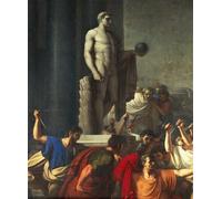 IPLUPJDY Pintura Mural Cuadro en Lienzo Lienzo Para Pared Muerte de César Marcha A.C. de Vincenzo Camuccini para la Decoración del Hogar del Dormitorio 60x90cm