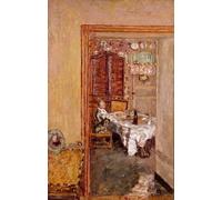 IPLUPJDY Pintura Mural Cuadro en Lienzo Lienzo Para Pared Pintura de niño pequeño en el comedor de la colección privada inglesa de Pierre Bonnard para la Decoración del Hogar del Dormitorio 60x90cm