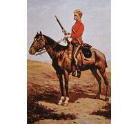 IPLUPJDY Pintura Mural Cuadro en Lienzo Lienzo Para Pared Policía Montada del Noroeste de Canadá por Frederic Remington para la Decoración del Hogar del Dormitorio 60x90cm