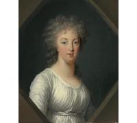 IPLUPJDY Pintura Mural Cuadro en Lienzo Lienzo Para Pared Retrato de María Antonieta por Louise Élisabeth Vigée Le Brun para la Decoración del Hogar del Dormitorio 60x90cm