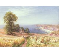 IPLUPJDY Pintura Mural Cuadro en Lienzo Lienzo Para Pared Tiempo de cosecha de Edmund George Warren para la Decoración del Hogar del Dormitorio 60x90cm