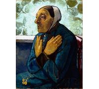 IPLUPJDY Pintura Sobre Lienzo Cuadro Famoso Impresión Imagen Anciana campesina de Paula Modersohn Becker para Decoraciones del Hogar 60x90cm