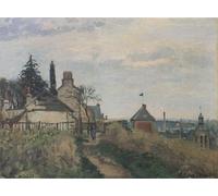 IPLUPJDY Pintura Sobre Lienzo Cuadro Famoso Impresión Imagen el Palacio de Justicia Pontoise de Camille Jacob Pissarro para Decoraciones del Hogar 60x90cm