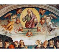 IPLUPJDY Pintura Sobre Lienzo Cuadro Famoso Impresión Imagen el Señor rodea con profecías de Pietro Perugino para Decoraciones del Hogar 60x90cm