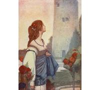 IPLUPJDY Pintura Sobre Lienzo Cuadro Famoso Impresión Imagen Historias de Chaucer por William Heath Robinson para Decoraciones del Hogar 60x90cm