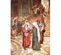 IPLUPJDY Pintura Sobre Lienzo Cuadro Famoso Impresión Imagen il Bambino Gesù portato al tempio e riconosciuto da William Brassey Hole para Decoraciones del Hogar 60x90cm