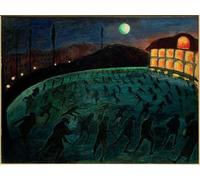 IPLUPJDY Pintura Sobre Lienzo Cuadro Famoso Impresión Imagen Patinadora de Marianne Von Werefkin para Decoraciones del Hogar 60x90cm