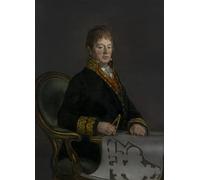 IPLUPJDY Pintura Sobre Lienzo Cuadro Famoso Impresión Imagen Retrato de Don Juan Antonio Cuervo de Francisco de Goya para Decoraciones del Hogar 60x90cm