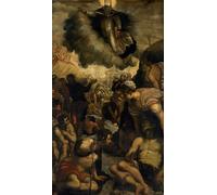 IPLUPJDY Pintura Sobre Lienzo Cuadro Famoso Impresión Imagen San Agustín curando a los lisiados de Domenico Robusti Tintoretto para Decoraciones del Hogar 60x90cm