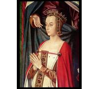 IPLUPJDY Vintage Lienzo Pintura Lienzo Impresión Pintura Clásicas Poster Ana de Francia Ala derecha del Retablo de Borbón del Maestro de Moulins para la Decoración del Hogar del Dormitorio 60x90cm