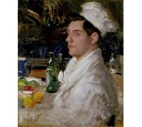 IPLUPJDY Vintage Lienzo Pintura Lienzo Impresión Pintura Clásicas Poster el Chef de Campbell Boileau Cadell para la Decoración del Hogar del Dormitorio 60x90cm