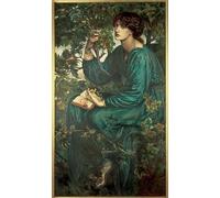 IPLUPJDY Vintage Lienzo Pintura Lienzo Impresión Pintura Clásicas Poster El ensueño de Dante Gabriel Charles Rossetti para la Decoración del Hogar del Dormitorio 60x90cm