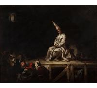 IPLUPJDY Vintage Lienzo Pintura Lienzo Impresión Pintura Clásicas Poster Fe enmismo por Eugenio Lucas Velázquez para la Decoración del Hogar del Dormitorio 60x90cm