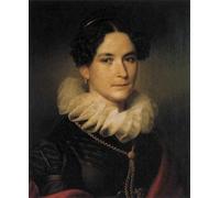 IPLUPJDY Vintage Lienzo Pintura Lienzo Impresión Pintura Clásicas Poster María Angélica Richter Von Binnenthal de Johann Peter Krafft para la Decoración del Hogar del Dormitorio 60x90cm