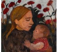 IPLUPJDY Vintage Lienzo Pintura Lienzo Impresión Pintura Clásicas Poster Niña con niño de Paula Modersohn Becker para la Decoración del Hogar del Dormitorio 60x90cm