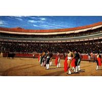 IPLUPJDY Vintage Lienzo Pintura Lienzo Impresión Pintura Clásicas Poster Plaza De Toros la Entrada de Jean léon para la Decoración del Hogar del Dormitorio 60x90cm