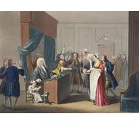 IPLUPJDY Vintage Lienzo Pintura Lienzo Impresión Pintura Clásicas Poster por William Hogarth para la Decoración del Hogar del Dormitorio 60x90cm