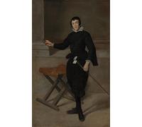 IPLUPJDY Vintage Lienzo Pintura Lienzo Impresión Pintura Clásicas Poster Retrato de las bufón de Diego Velázquez para la Decoración del Hogar del Dormitorio 60x90cm