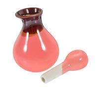 iplusmile 1 juego Botella de Aceite Esencial de Cerámica Reutilizable Dispensador de Fragancia Diseño Retro y Elegante para Decoración de Baño y Tocador