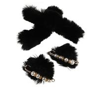 iplusmile 1 Juego correa de repuesto para zapato con agujero accesorio al aire accesorio de invierno correas de talón reemplazables correa del talón del zapato con agujero Felpa Negro