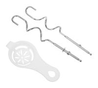 iplusmile 1 juego de accesorios para batidora de masa, accesorios para batidora de mano, piezas de repuesto, batidora de mano, batidora de masa, herramienta de mano, gancho para amasar, acero