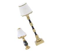 iplusmile 1 Juego De Minilámpara De Pie Simulada Lámpara De Mesa Modelo Minimalista Moderno Minicasa Decorativa para Casa De Muñecas Decoración De Material Pequeño Y Diminuto