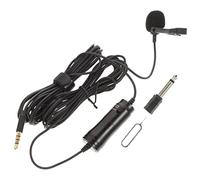 iplusmile 1 Juego Micrófono Lavalier de Condensador con Clip para Grabación y Streaming Micrófono de para Conferencias y Entrevistas Diseño Duradero y Práctico Compatible con PC y
