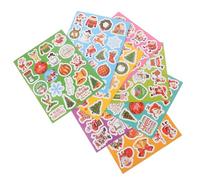 iplusmile 1 Juego Páginas De Pegatinas De Autoadhesivas Decoración Vino Maletas Y Scrapbooking Etiquetas Decorativas De Fiesta Total 8 Hojas