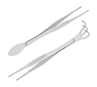 iplusmile 1 juego Pinzas de Precisión Inoxidable para Bonsai Herramientas de Jardinería Pinza Recta Rake para Modelado y Cuidado de Plantas