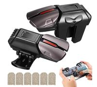 iplusmile 1 Par Botón Auxiliar Disparadores De Agarre Del Radiador Del Teléfono Controlador De Juegos Móvil Manga Dedo Juego Mando Móvil Mecánico G21 Cunas Para Los Dedos Ordenador Personal