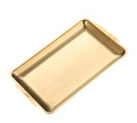 iplusmile 1 pieza Plato de Barbacoa Inoxidable Bandeja Rectangular para Sushi y Alimentos Uso Cocina y Exterior para Asados y Restaurantes