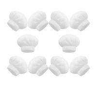iplusmile 10 Gorros de Chef Flocados Blancos para Muñecas de Espuma en Miniatura Accesorios DIY para Manualidades y Fiestas Temáticas de Cocina