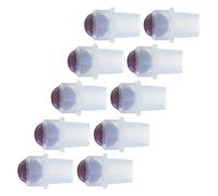 iplusmile 10 Piezas Cabezal Rodillo de Jade Púrpura 16mm para Botellas