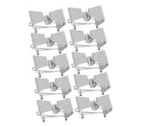 iplusmile 10 piezas Clips para Lienzo de Óleo Acero Inoxidable de Abrazaderas para Separar Bastidores y Facilitar Secado Natural Pinturas Húmedas para Artistas y Estudiantes