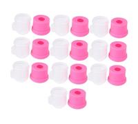 iplusmile 10 piezas Cubiertas para Remover Esmalte de Uñas Soaker Caps Reutilizables de PP para Manicura Pedicura Herramienta Práctica para Quitar Laca y Gel