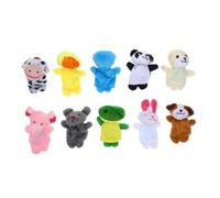 iplusmile 10 Piezas Muñecos Dedo Animales de Peluche Suaves para Juguetes Educativos de Dedos para Historias y Desarrollar Habilidades Sociales