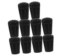 iplusmile 10 Piezas Protectores Antideslizantes para Puntas de Bastón de Trekking Cubiertas de Goma Duraderas para Tacos de Muletas y Bastones de Caminar Accesorios para Estabilidad y