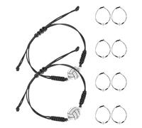 iplusmile 10 piezas Pulsera de Voleibol Ajustable Trenzada de Diseño Elegante y Motivacional para Adolescentes y Adultos Regalos para Fanáticos y Jugadores Fiestas Deportivas